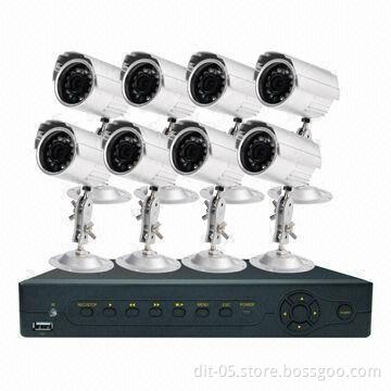 8-channel D1 H.264 Standalone DVR Kit , Supports PTZ Control
